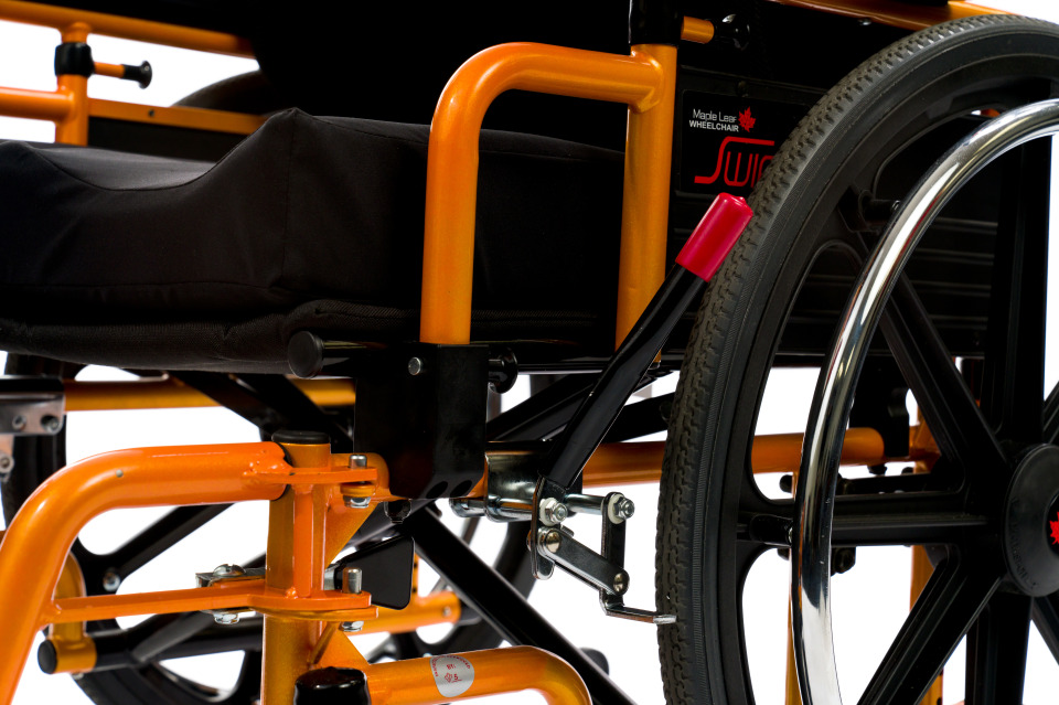swift wheelchair arm brakes
